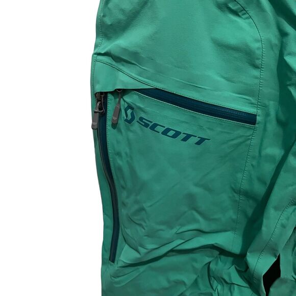 Scott Bibs Ski Pants GTX Womens Size 4 6 EU M Gore-Tex Green Snowboard Outdoor - Picture 3 of 15